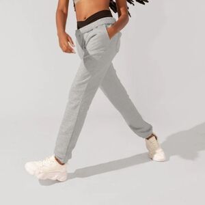 NWT POPFLEX Cloud Rollover Sweatpant - Heather Grey